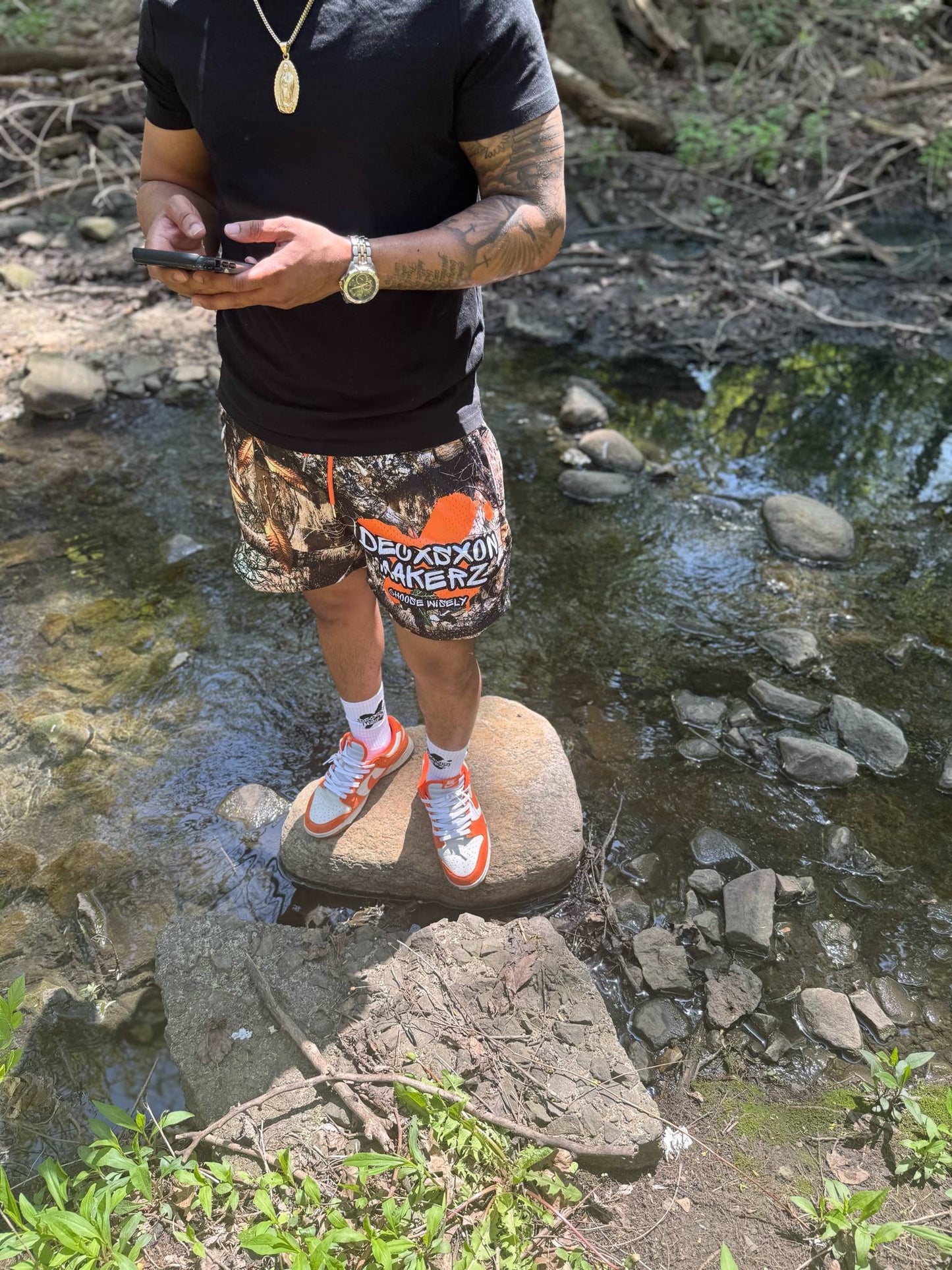 Camo Decxsxon Makerz Shorts